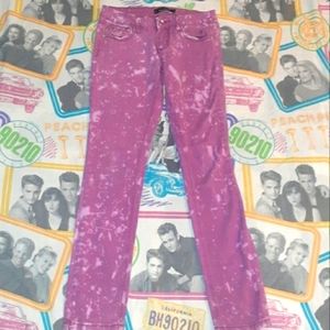 Love Sick Bleach Splat skinny Jeans Pants Punk